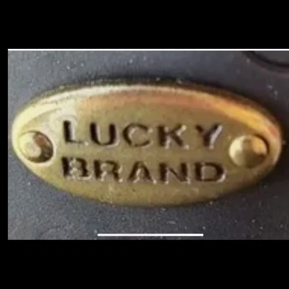 ❤️Lucky Brand black Candice pebbled leather. good preloved condition.🍀✌🏻❤️ - Picture 9 of 9